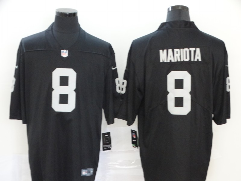 Men Oakland Raiders #8 Mariota Black Nike Vapor Untouchable Stitched Limited NFL Jerseys->oakland raiders->NFL Jersey